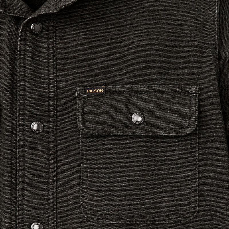Fleece-lined jac-shirt von Filson | Peat (Black)