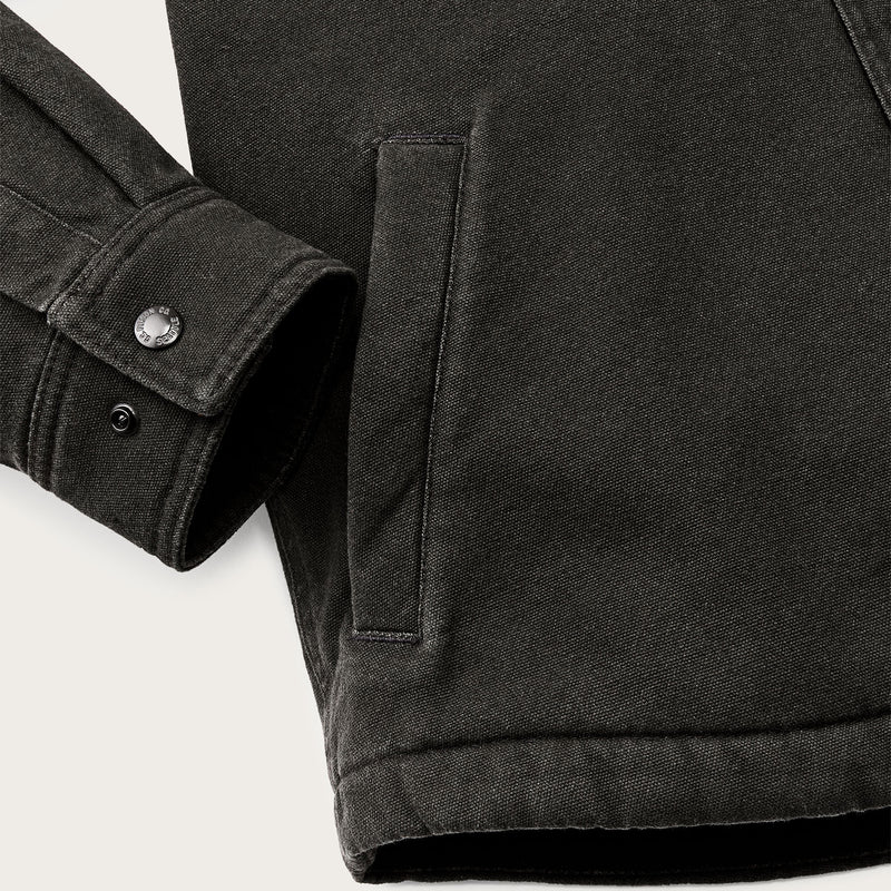 Fleece-lined jac-shirt von Filson | Peat (Black)