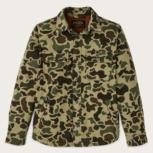 Jac-shirt foderata in pile di Filson | Tundra shrub camo (Green)
