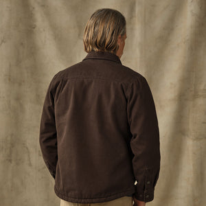 Fleece-lined jac-shirt by Filson | Dark brown (Brown)
