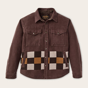 Beartooth jac-shirt von Filson | Mahogany geo stripe (Brown)