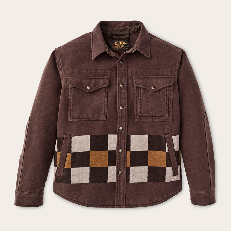 Beartooth jac-shirt von Filson | Mahogany geo stripe (Brown)