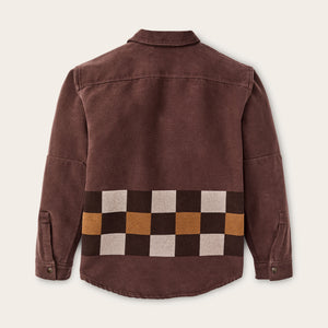 Beartooth jac-shirt von Filson | Mahogany geo stripe (Brown)