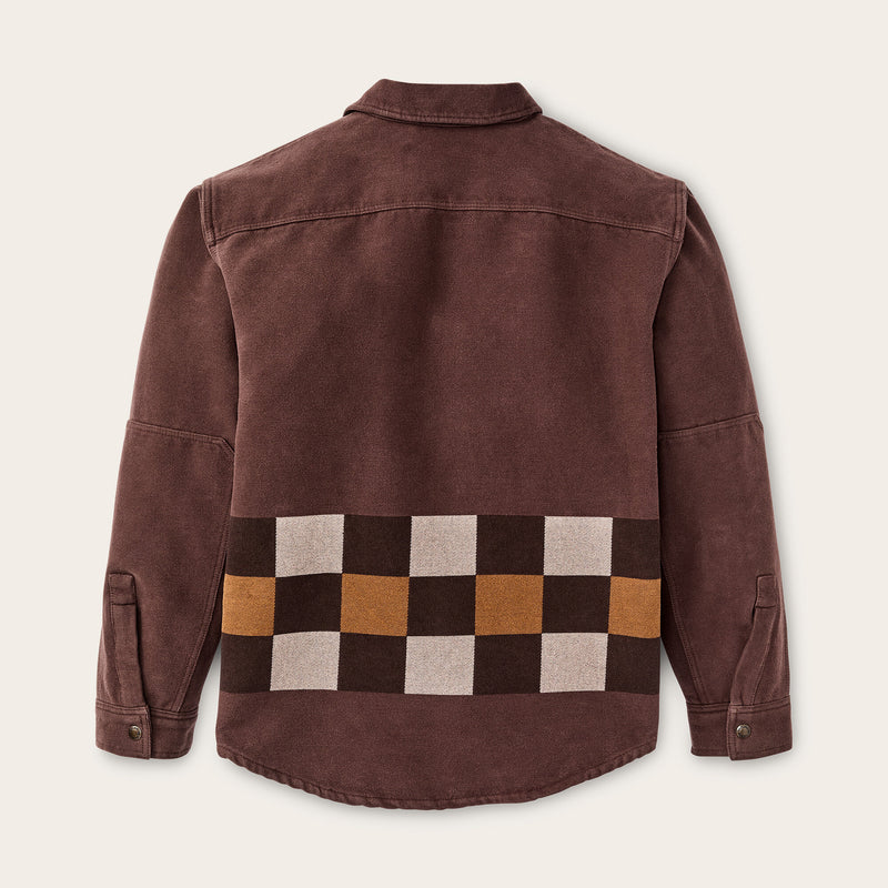 Beartooth jac-shirt von Filson | Mahogany geo stripe (Brown)