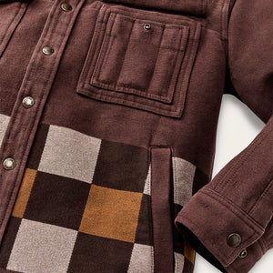 Beartooth jac-shirt von Filson | Mahogany geo stripe (Brown)