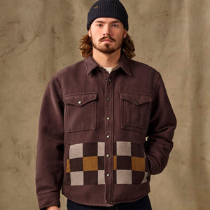 Beartooth jac-shirt von Filson | Mahogany geo stripe (Brown)