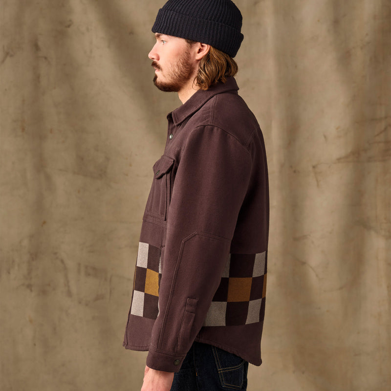 Beartooth jac-shirt von Filson | Mahogany geo stripe (Brown)
