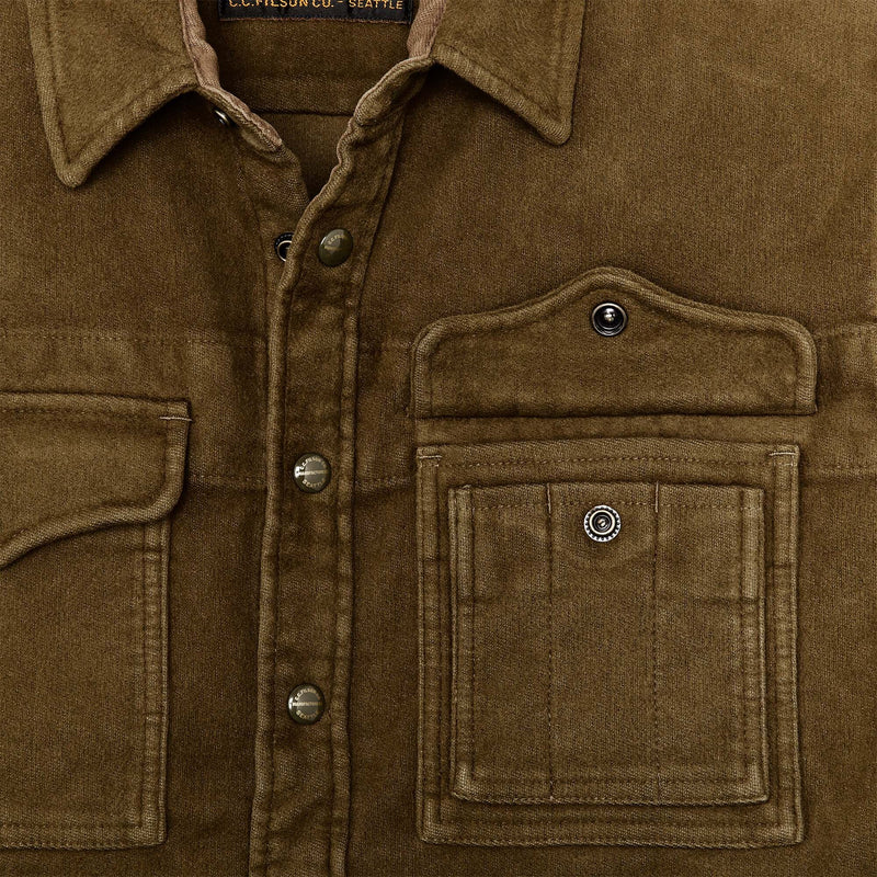 Beartooth jac-shirt di Filson | Marsh olive bla (Brown)