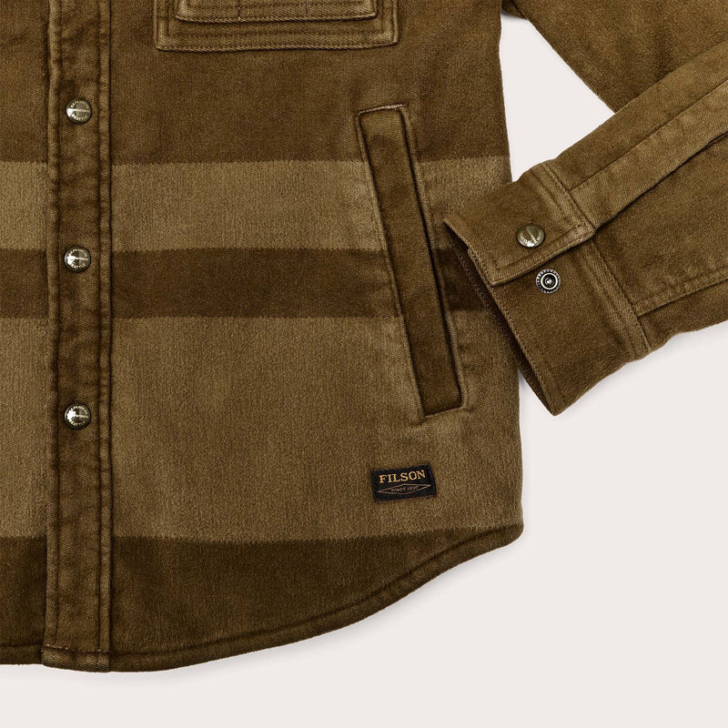 Beartooth jac-shirt di Filson | Marsh olive bla (Brown)