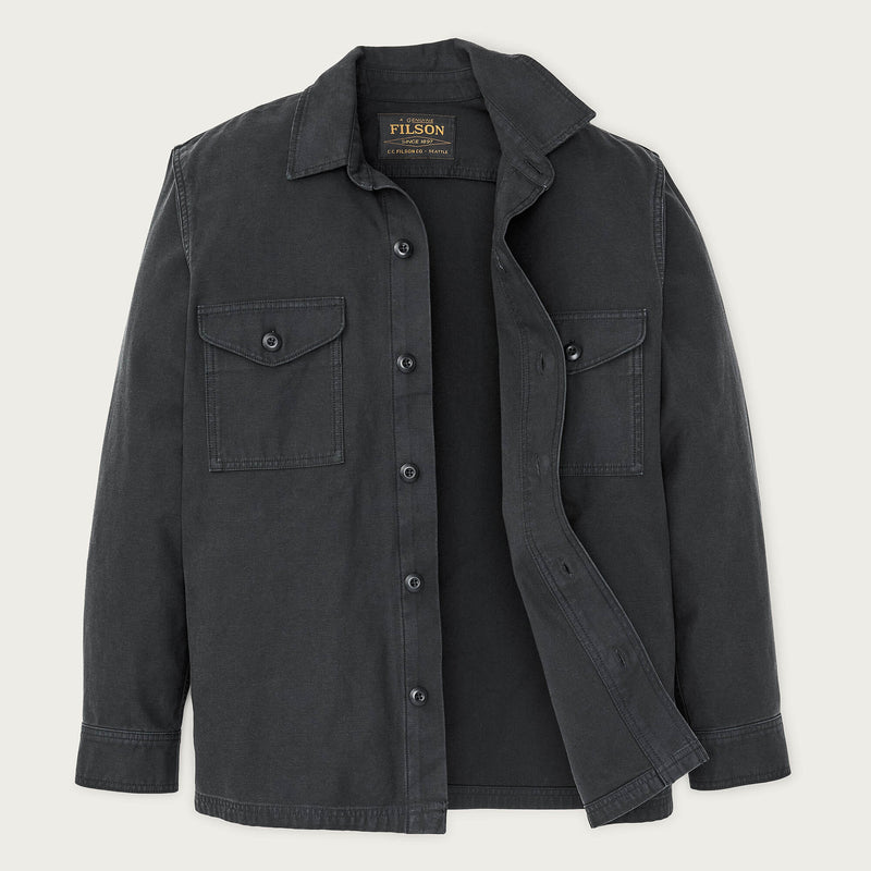 Field jac-shirt von Filson | Washed faded black (Black)