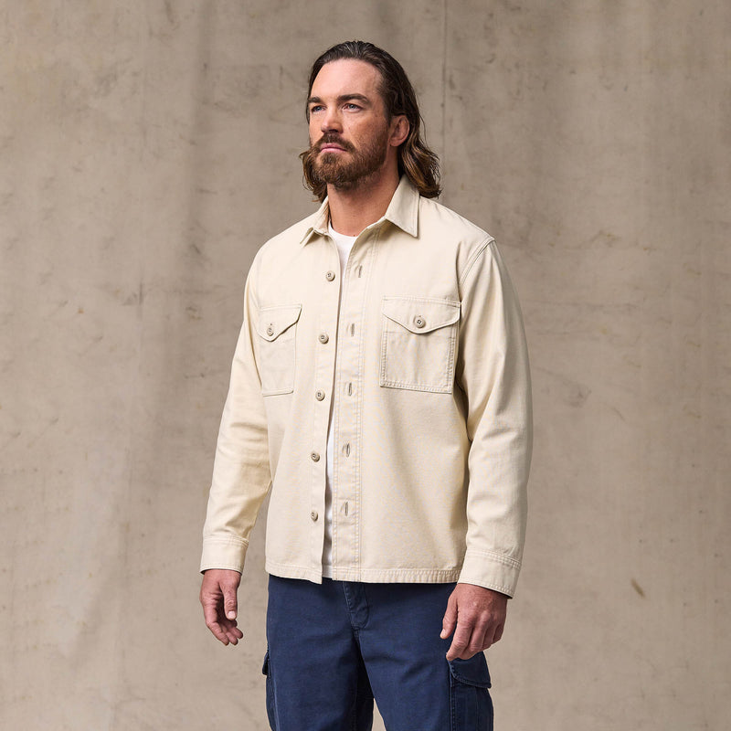 Field jac-shirt von Filson | Washed oatmeal (White)