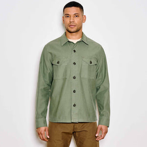 Field jac-shirt by Filson | Washed fatigue green (Green)