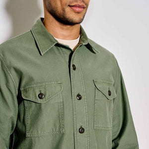 Field jac-shirt by Filson | Washed fatigue green (Green)