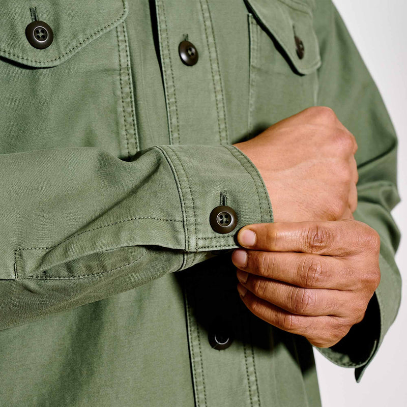 Field jac-shirt by Filson | Washed fatigue green (Green)