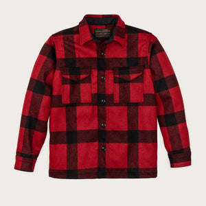 Mackinaw wool jac-shirt von Filson | Red / black plaid (Red)