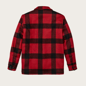 Mackinaw wool jac-shirt von Filson | Red / black plaid (Red)