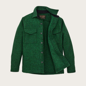 Mackinaw wool jac-shirt by Filson | Kelly green / black (Green)