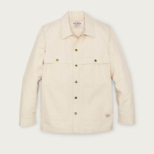 Dry tin cloth forester jac-shirt di Filson | Natural seed (Beige)