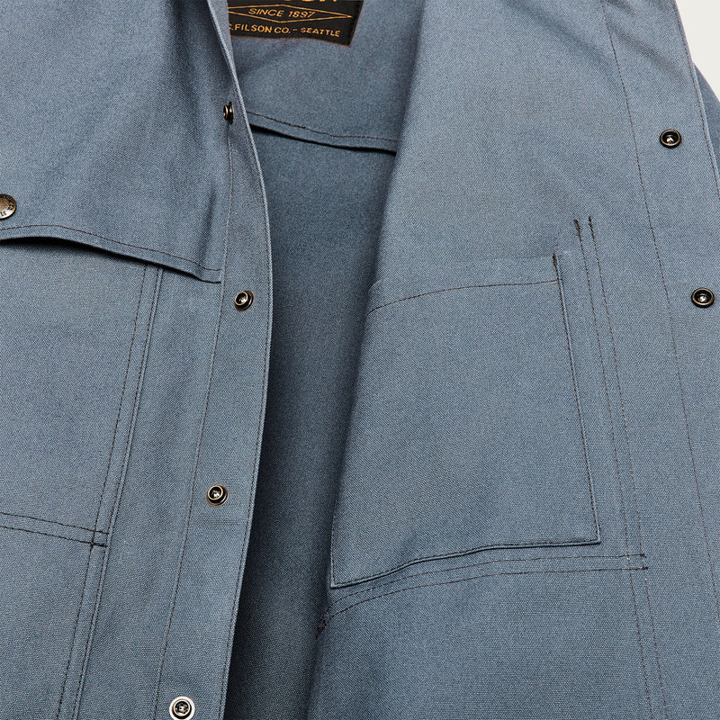 Dry tin cloth forester jac-shirt di Filson | Storm blue (Blue)