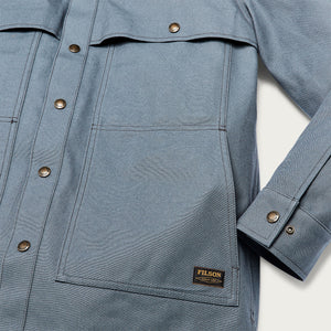 Dry tin cloth forester jac-shirt di Filson | Storm blue (Blue)