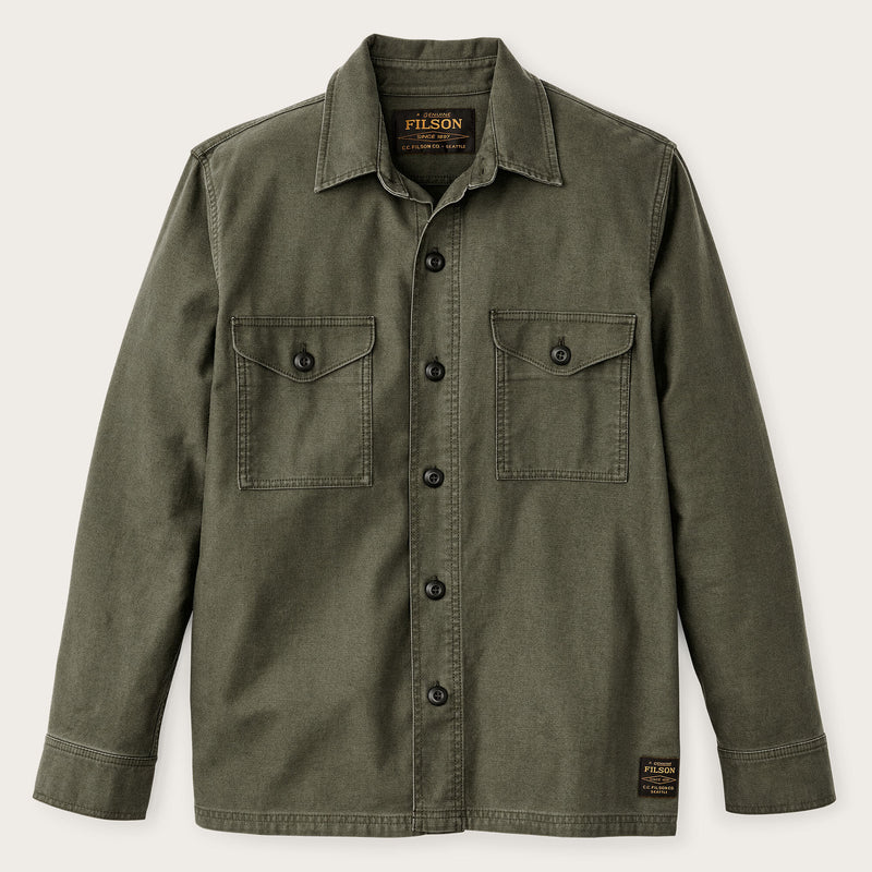 Surchemise jac-shirt clarkston par Filson | Surplus green (Green)