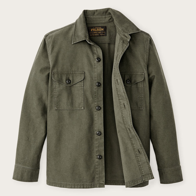 Surchemise jac-shirt clarkston par Filson | Surplus green (Green)