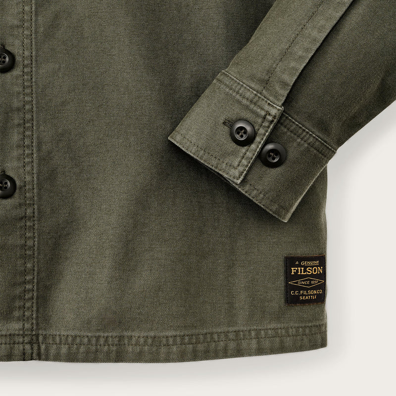 Surchemise jac-shirt clarkston par Filson | Surplus green (Green)