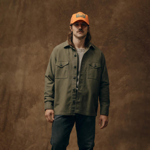 Surchemise jac-shirt clarkston par Filson | Surplus green (Green)