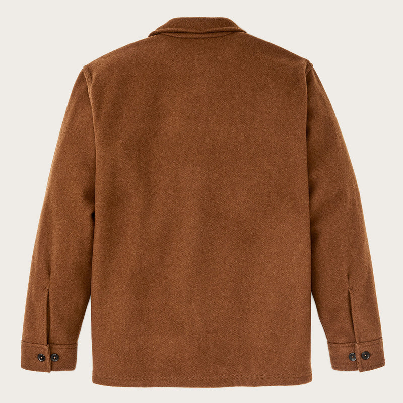 Mackinaw wool jac-shirt by Filson | Chessie tan (Brown)