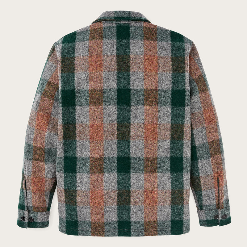 Mackinaw wool jac-shirt by Filson | Green / orange / gra (Multicolor)
