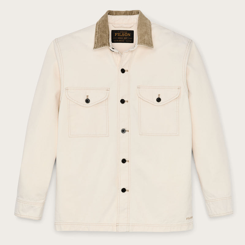 Rustic canvas jac-shirt von Filson | Natural seed (White)