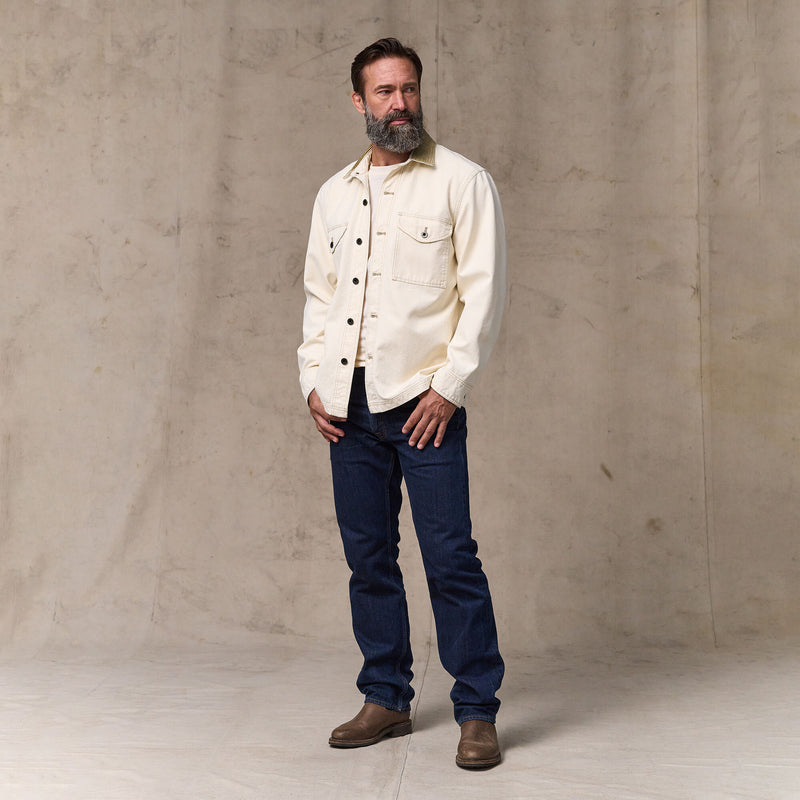 Rustic canvas jac-shirt von Filson | Natural seed (White)