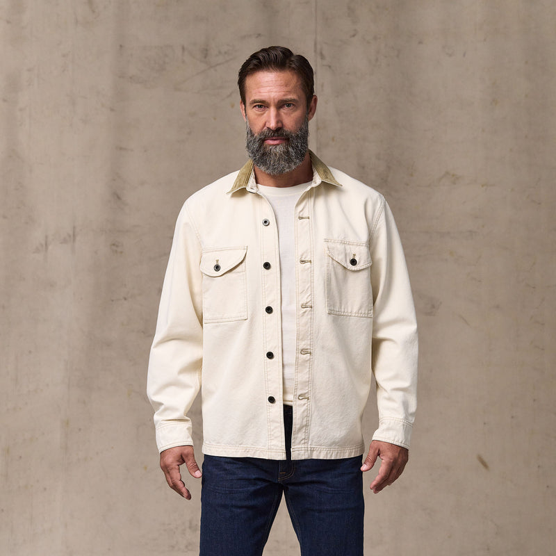 Rustic canvas jac-shirt von Filson | Natural seed (White)