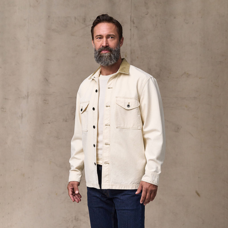 Rustic canvas jac-shirt von Filson | Natural seed (White)