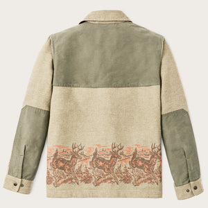 Colchuck forester jac-shirt von Filson | Sage heather / print (Beige)