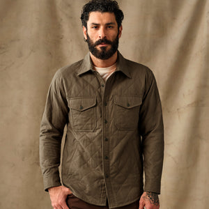 Insulated flannel jac-shirt by Filson | Field olive (Green)
