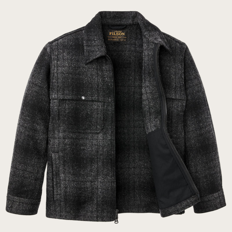Forester wool jacket von Filson | Dk heather gray/black plaid (Gray)