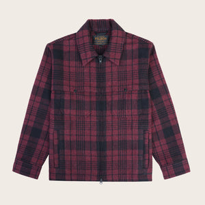 Forester wool jacket von Filson | Burgundy/black plaid (Red)