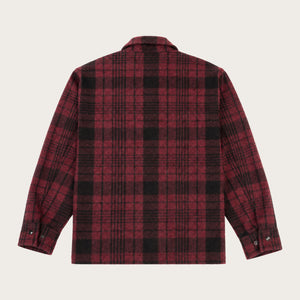 Forester wool jacket von Filson | Burgundy/black plaid (Red)