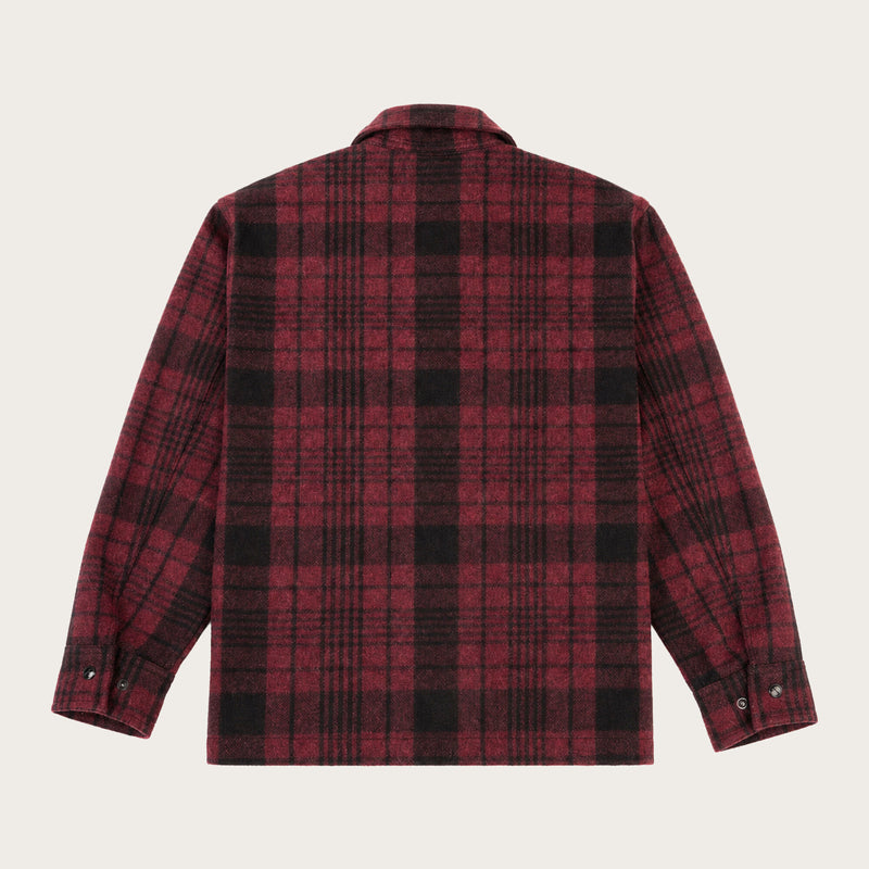 Forester wool jacket von Filson | Burgundy/black plaid (Red)