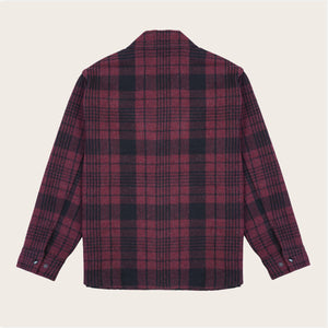 Forester wool jacket von Filson | Burgundy/black plaid (Red)