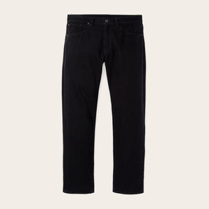 Dry tin cloth 5-pocket pants by Filson | Black (Black)