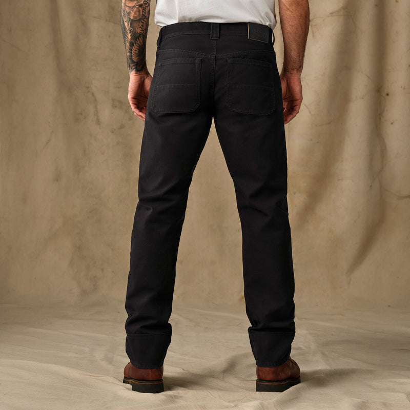 Dry tin cloth 5-pocket pants by Filson | Black (Black)