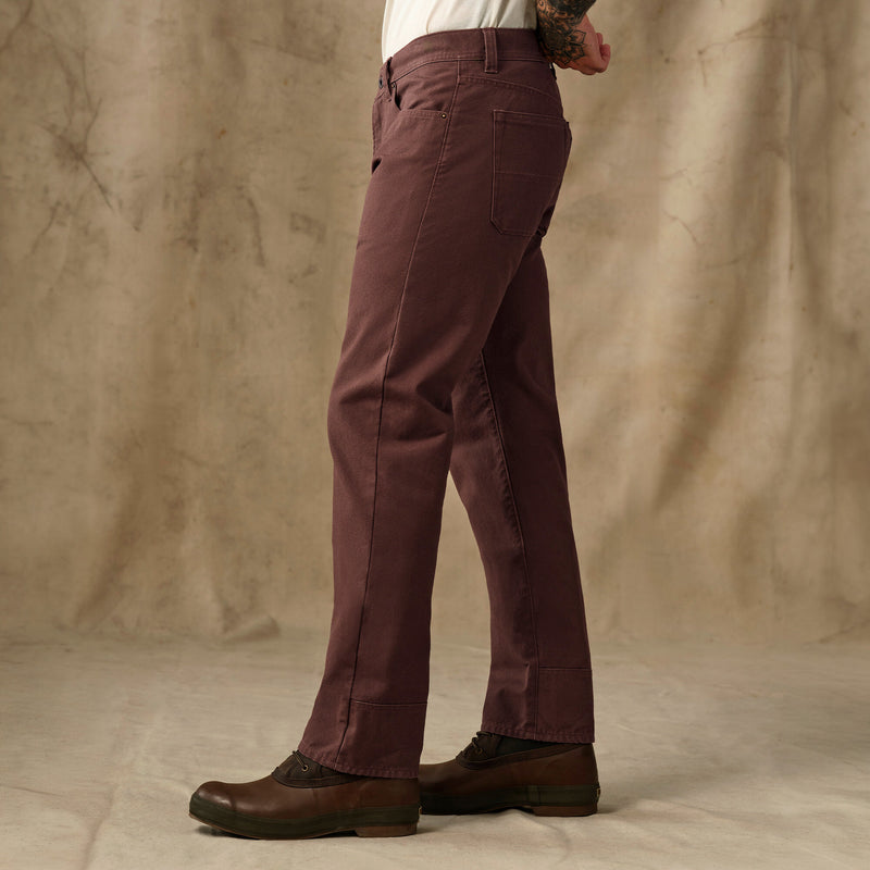Dry tin cloth 5-pocket pants by Filson | Seal brown (Brown)