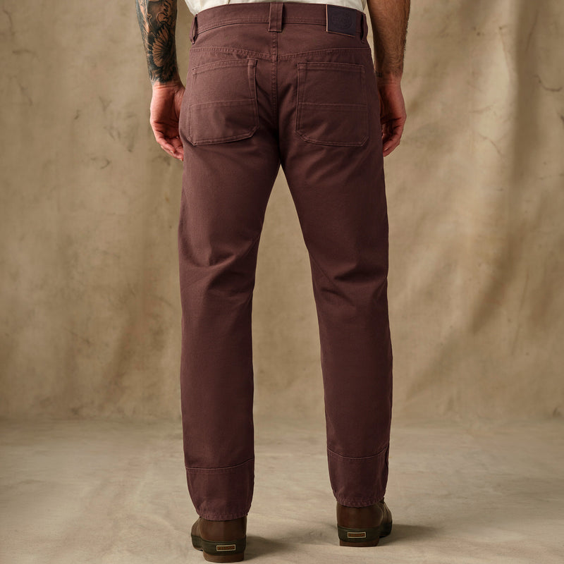 Dry tin cloth 5-pocket pants by Filson | Seal brown (Brown)