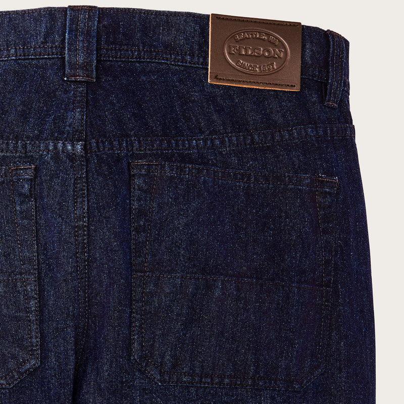 Dry tin cloth 5-pocket pants von Filson | Indigo (Blue)