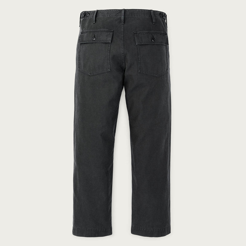 Field supply pants by Filson | Washed faded black (Black)