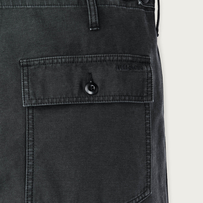 Field supply pants by Filson | Washed faded black (Black)