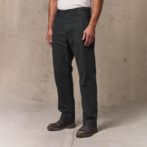 Field supply pants by Filson | Washed faded black (Black)