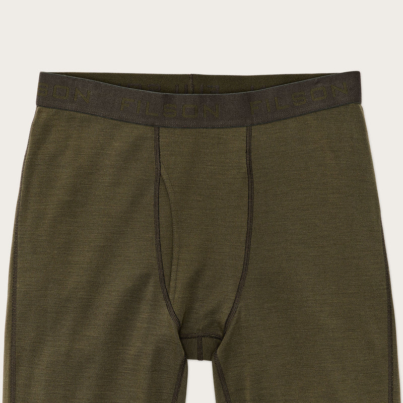 400g merino wool bottoms von Filson | Dark olive (Green)